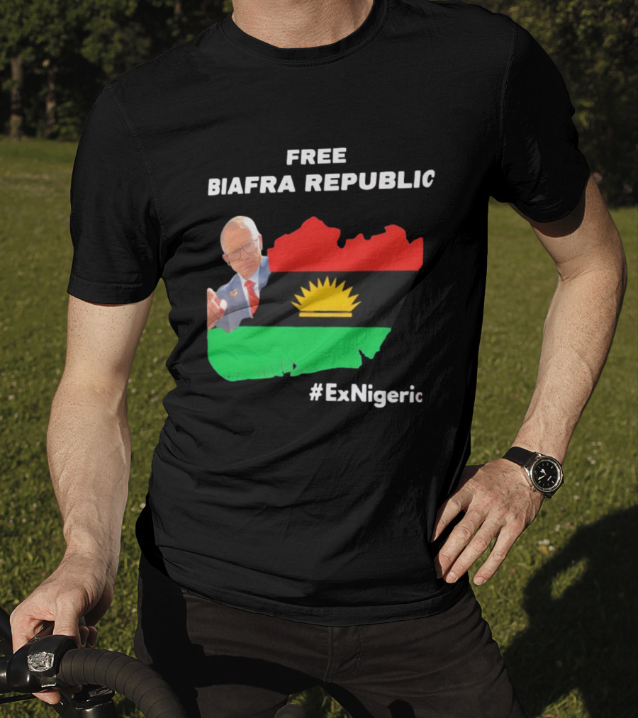 Free Biafra Republic ExNigeria Gunther Fehlinger Movement T-Shirt