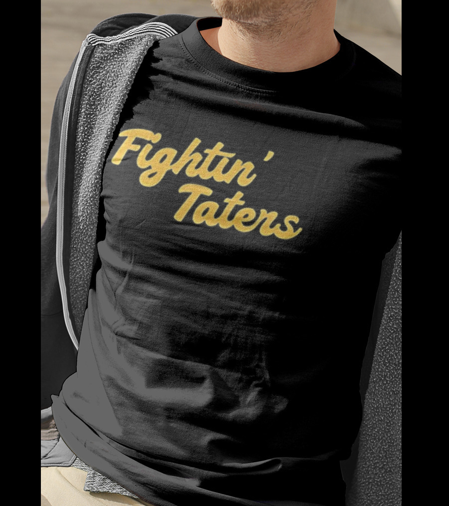 Idaho Vandals Fightin’ Taters Vintage-Style Text T-Shirt