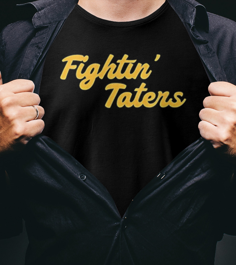 Idaho Vandals Fightin’ Taters Vintage-Style Text T-Shirt