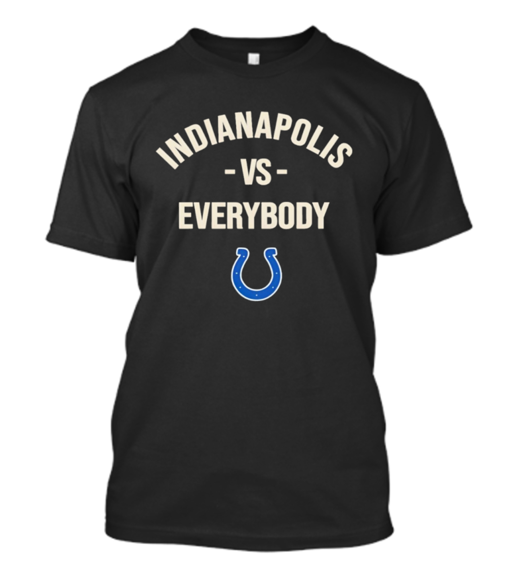 Indianapolis Vs Everybody Colts Logo Football T-Shirt