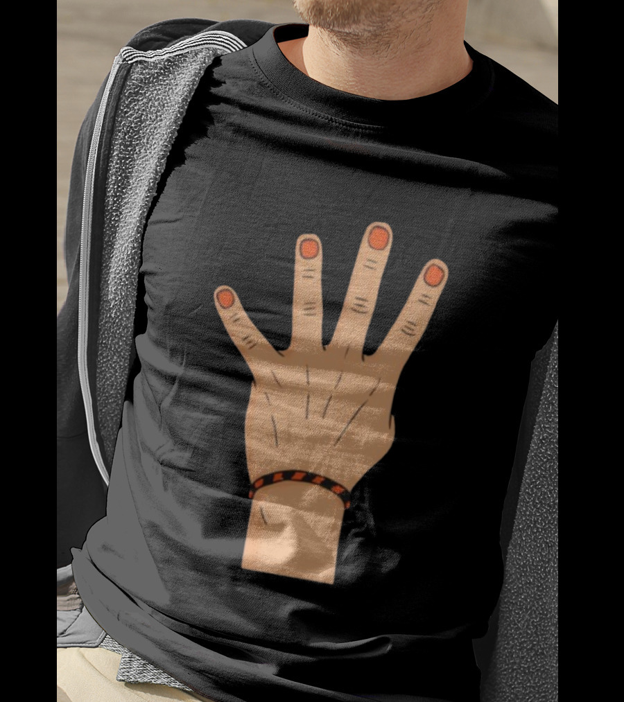 King Of The 4th Hand Four Finger Basketball Playoff Champion T-Shirt