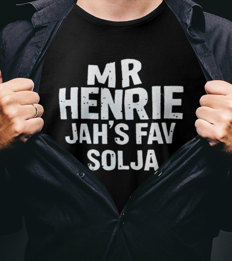 Mr Henrie Jah’s Fav Solja T-Shirt