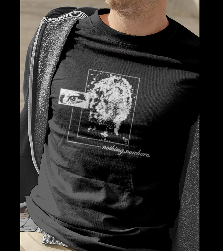 Nothing Nowhere Skull Irish Eye Albino Black Sclera T-Shirt