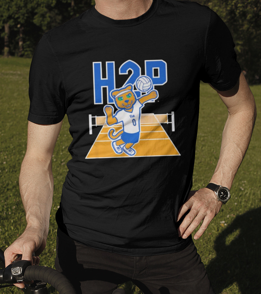Pitt H2P Volleyball Roc Mascot Sports Team Apparel T-Shirt