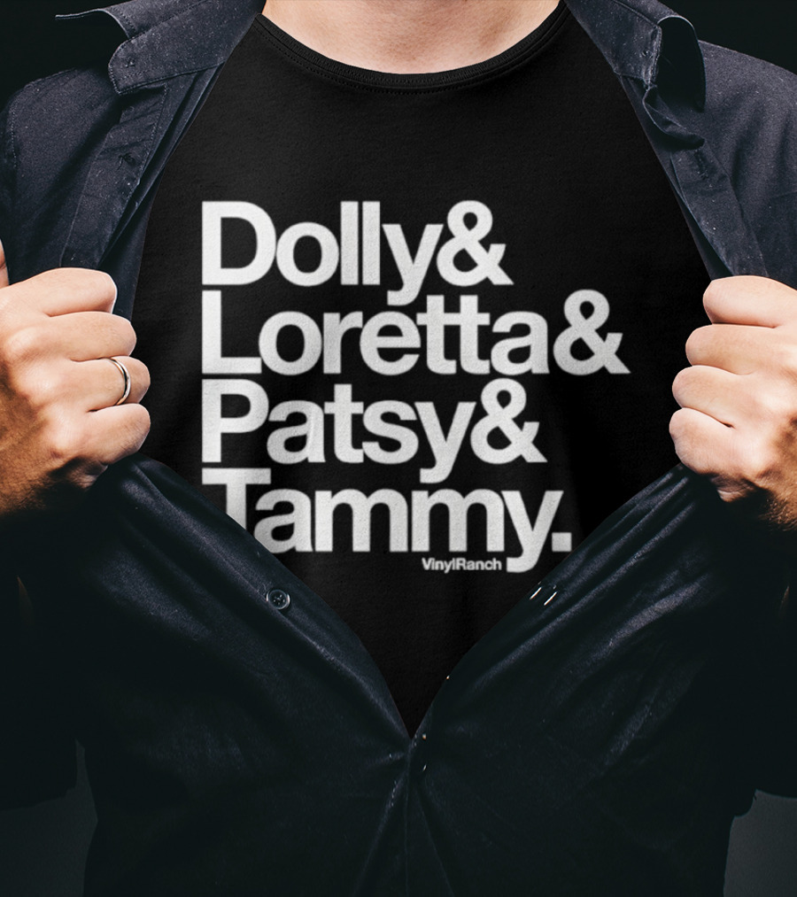 Dolly Loretta Patsy Tammy Country Music Icons T-Shirt