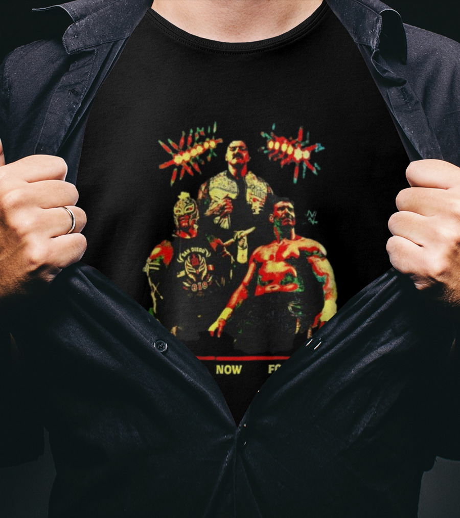 Eddie Guerrero Vs Rey Mysterio San Diego 619 Then Now Forever Together T-Shirt