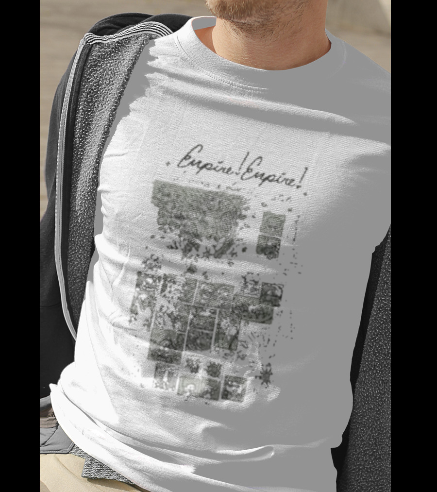 Empire Empire I Was A Lonely Estate Cat Retro Comic Collage T-Shirt