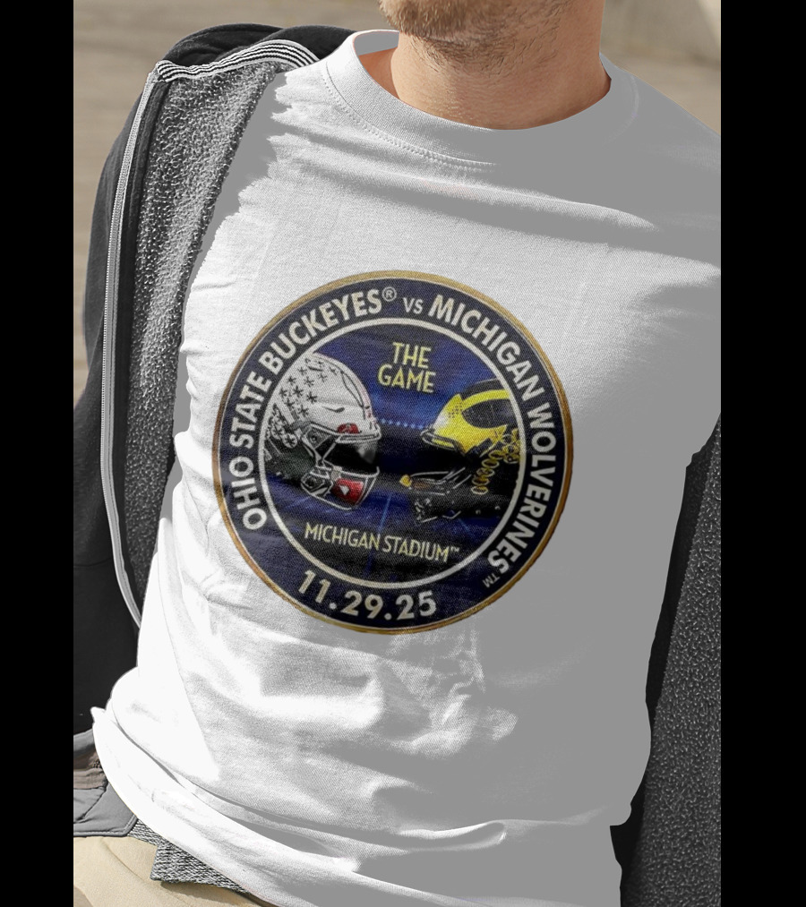 Ohio State Buckeyes Vs Michigan Wolverines The Game Michigan Stadium 11.29.25 T-Shirt