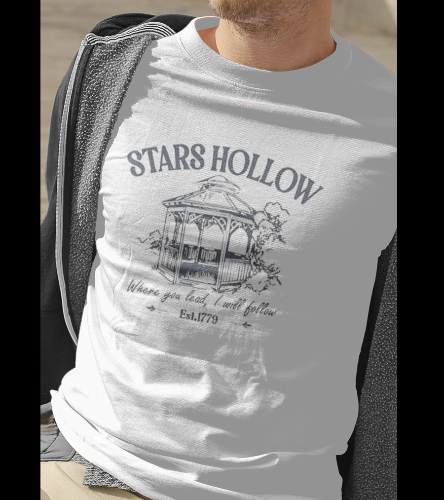 Stars Hollow Where You Lead I Will Follow Gazebo Est 1779 T-Shirt