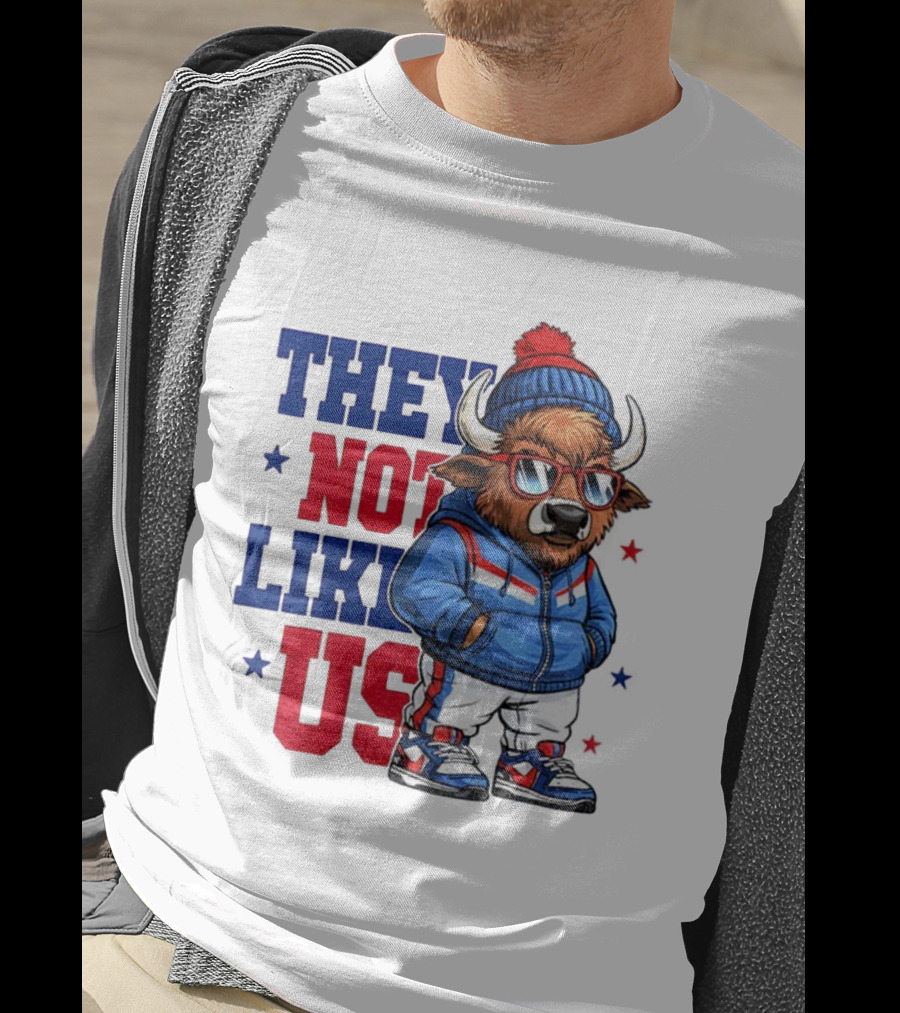 They Not Like Us Buffalo Bills Touchdown 2025 Football NFL T-Shirt