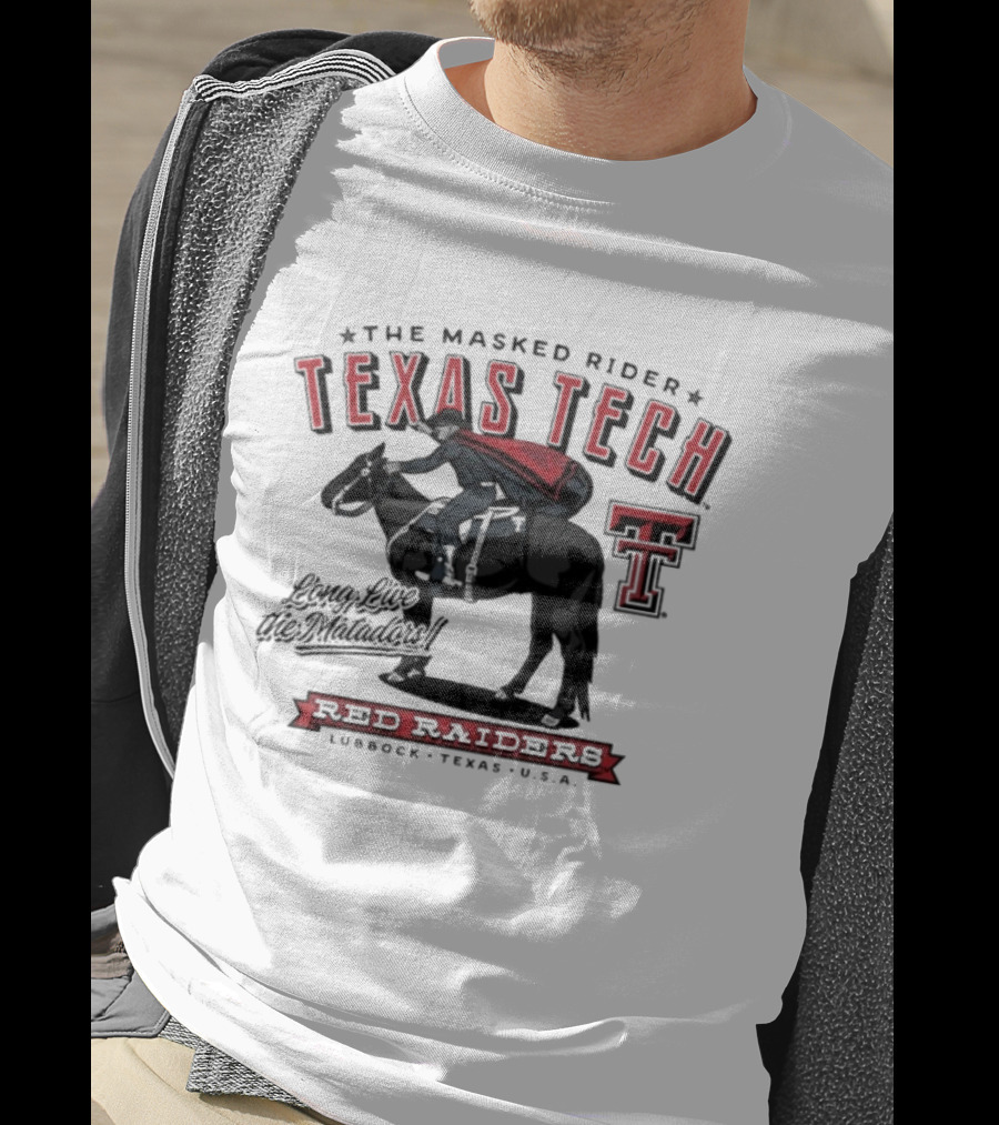 Texas Tech Red Raiders The Masked Rider Fast Fearless Lubbock Texas USA Matadors T-Shirt