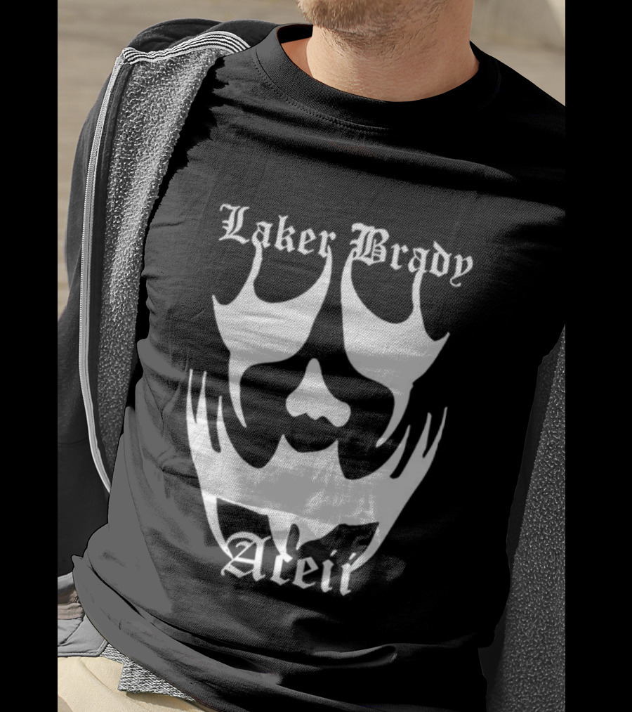 Laker Brady Aceii Gothic Skull Mask T-Shirt