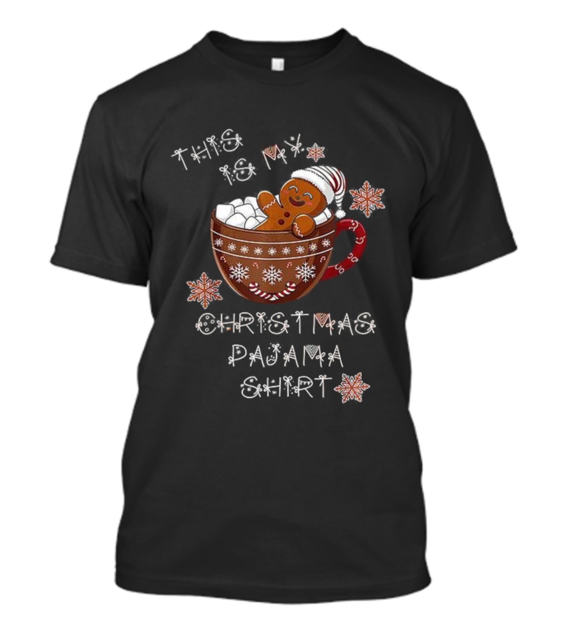 This Is My Gingerbread Christmas Pajama T-Shirt