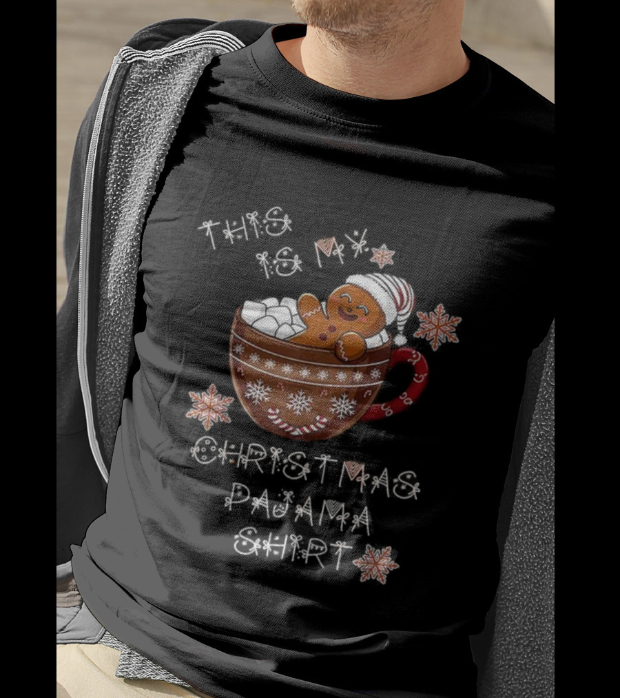 This Is My Gingerbread Christmas Pajama T-Shirt