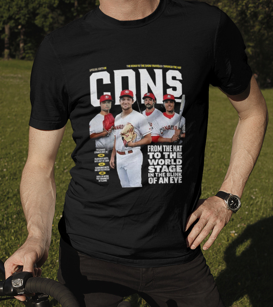Vancouver Canadians CDN Baseball Journey From The Nat To The World Stage T-Shirt