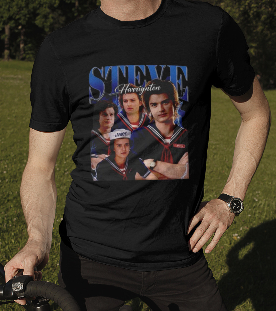 Steve Harrington Vintage Bootleg AHoy 2025 Stranger Things T-Shirt