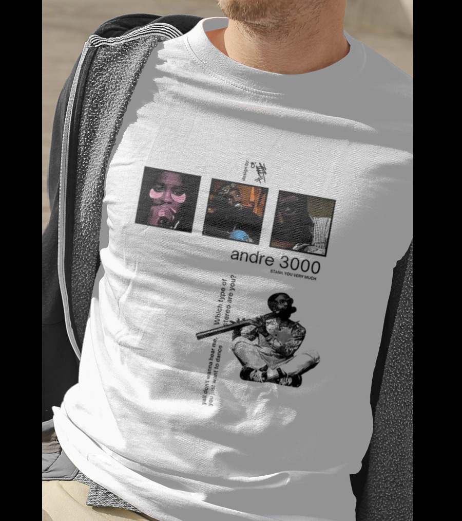 Andre 3000 Stank You Very Much Three Iconic Portraits T-Shirt
