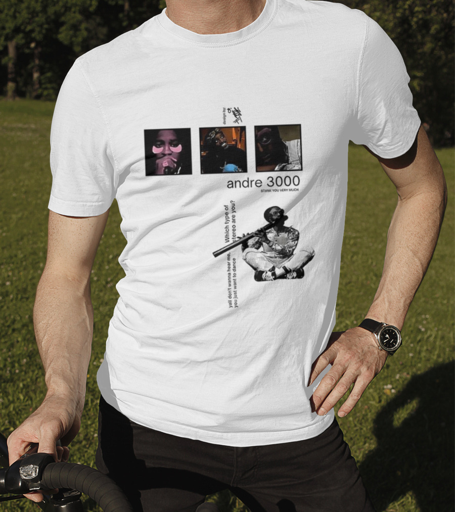 Andre 3000 Stank You Very Much Three Iconic Portraits T-Shirt