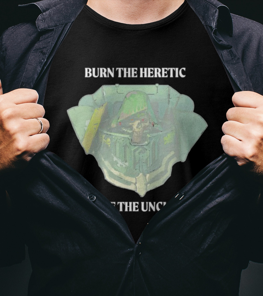 Burn The Heretic Purge The Unclean Skull Armor Art Style T-Shirt