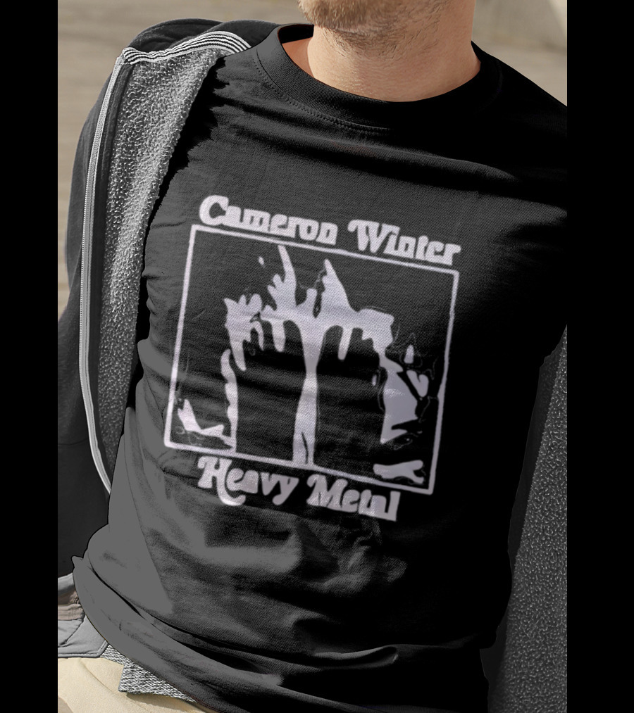 Cameron Winter Heavy Metal Hands Graphic T-Shirt