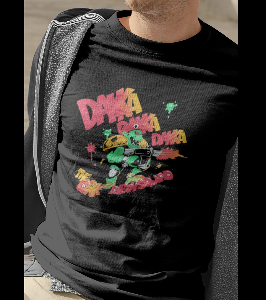 Daka Daka Daka The Ork Demons Alien Warrior Gunner T-Shirt