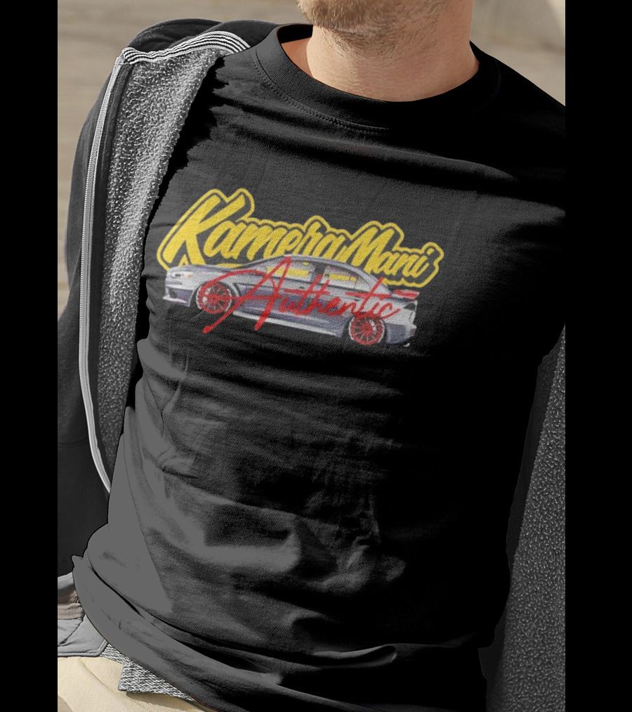 Kamera Mani Authentic Car Red Rims Sports Style T-Shirt