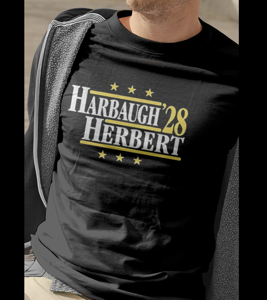 Harbaugh '28 Herbert Los Angeles Chargers Showdown 2028 T-Shirt