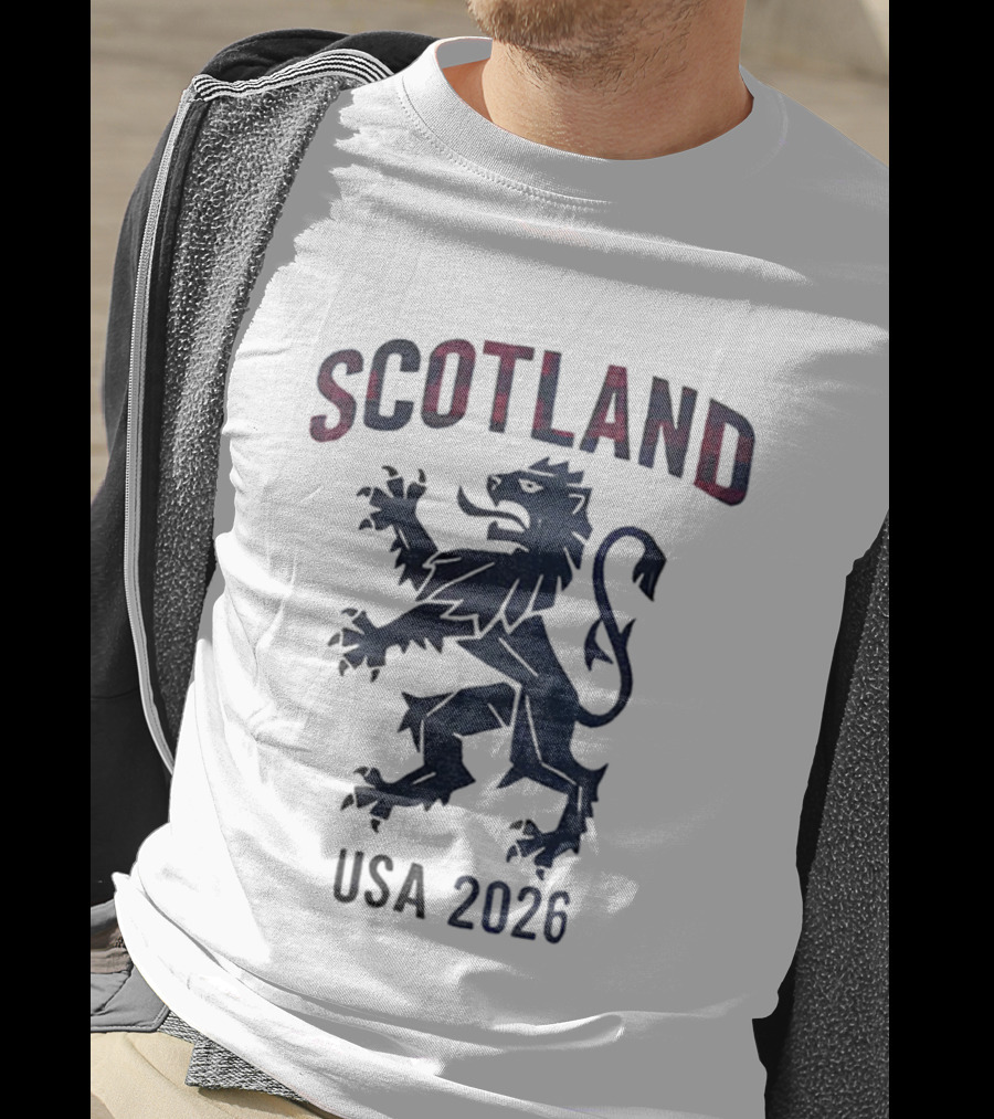 Scotland Lion Emblem USA 2026 T-Shirt