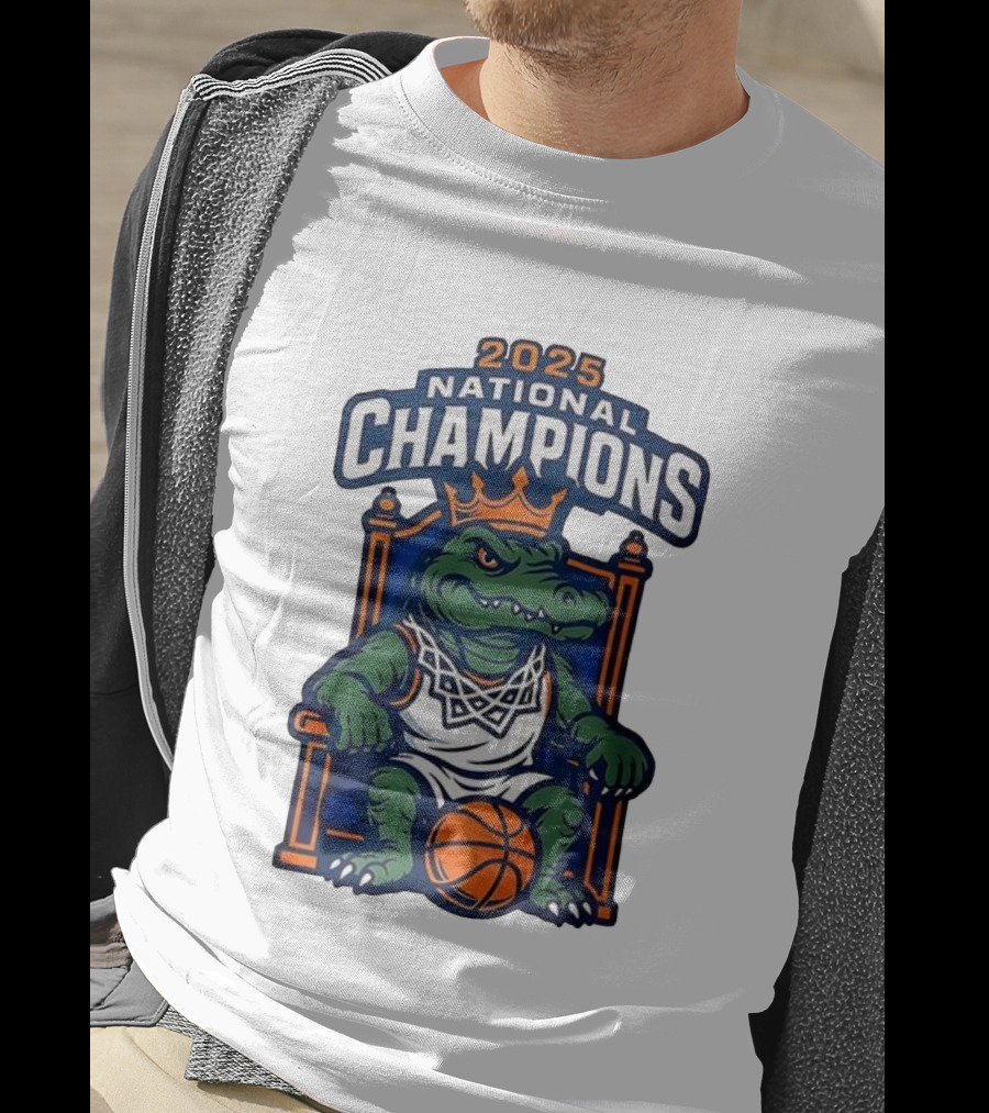 2025 Florida Gators Basketball Mascot National Champions T-Shirt