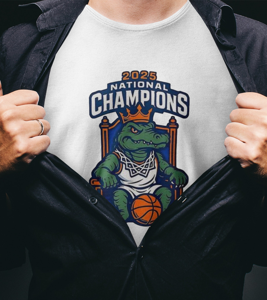2025 Florida Gators Basketball Mascot National Champions T-Shirt