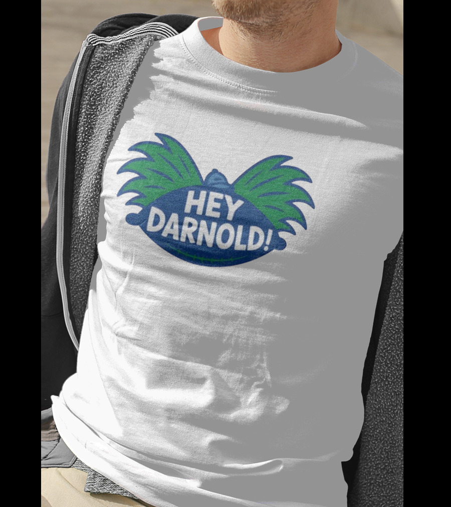 Hey Darnold Hey Arnold Seahawks Football Fusion T-Shirt