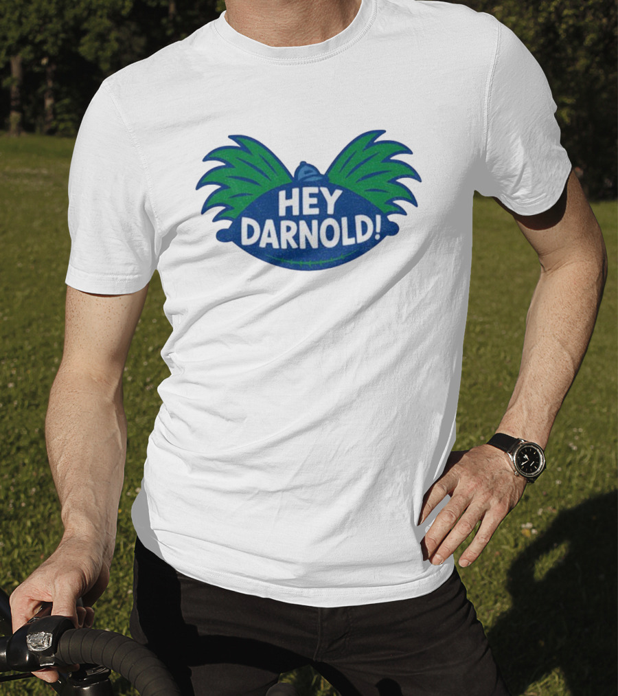 Hey Darnold Hey Arnold Seahawks Football Fusion T-Shirt