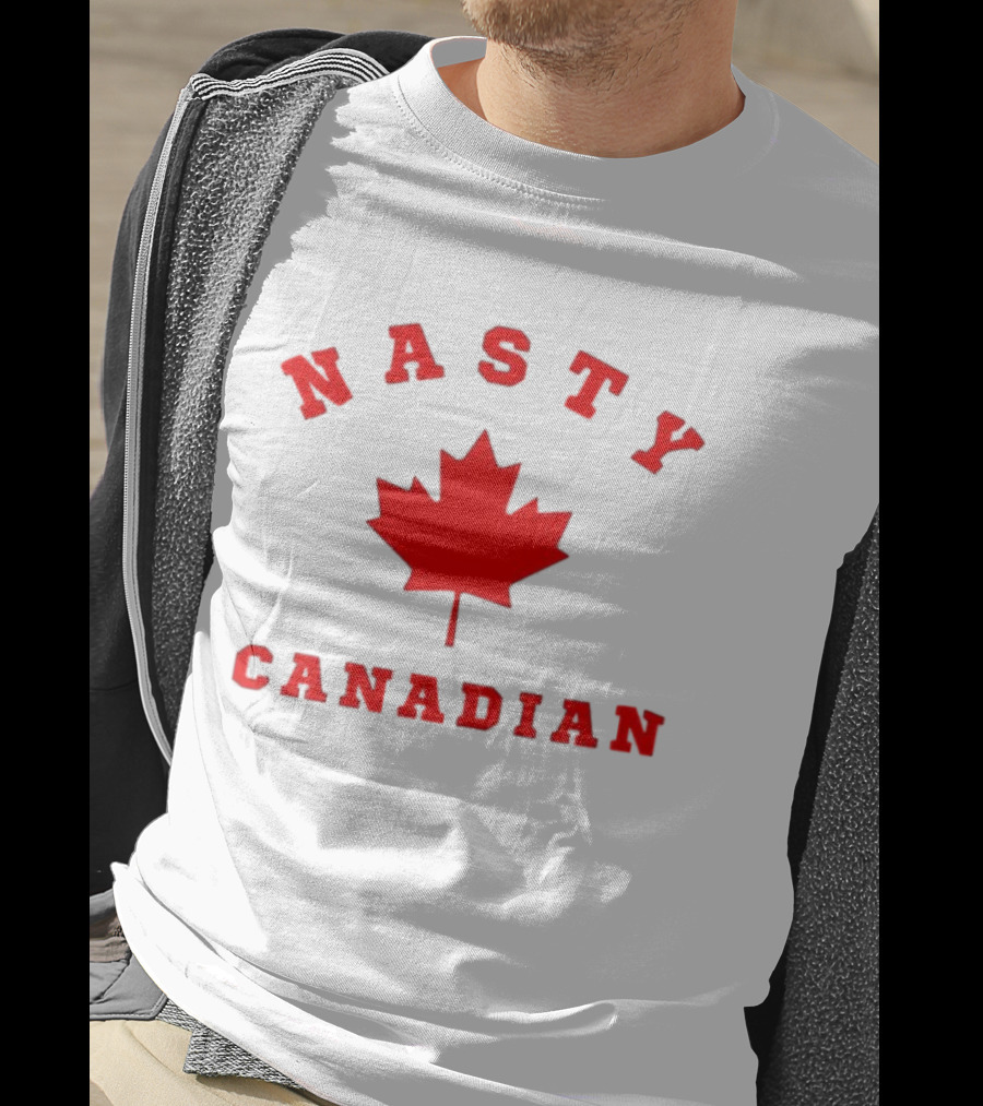 Nasty Canadian Maple Leaf Emblem T-Shirt