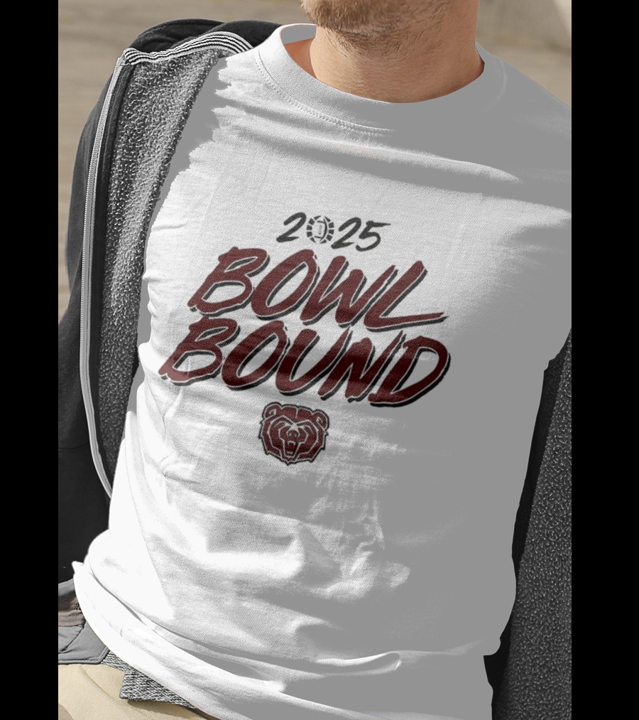 Missouri State Bears 2025 Bowl Bound Bear Head T-Shirt