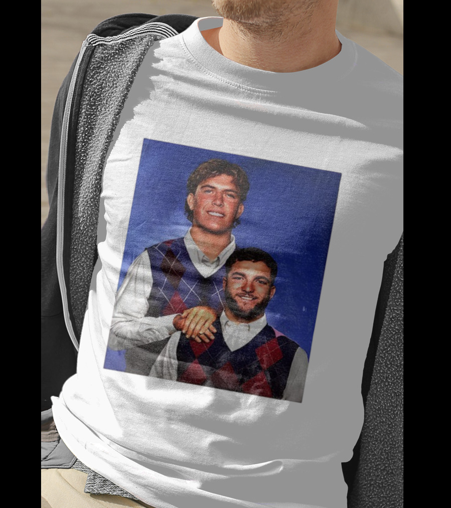 NY Giants Step Brothers Dart And Cam Football Duo T-Shirt