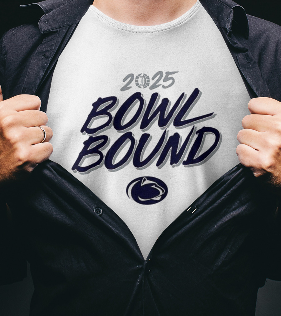 Penn State Nittany Lions 2025 Bowl Bound Football Team Logo T-Shirt