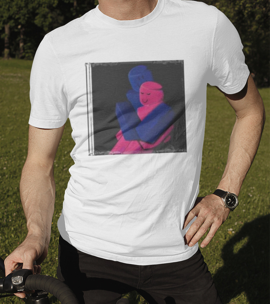 Roblox Boy And Girl Hugging Block Figures T-Shirt