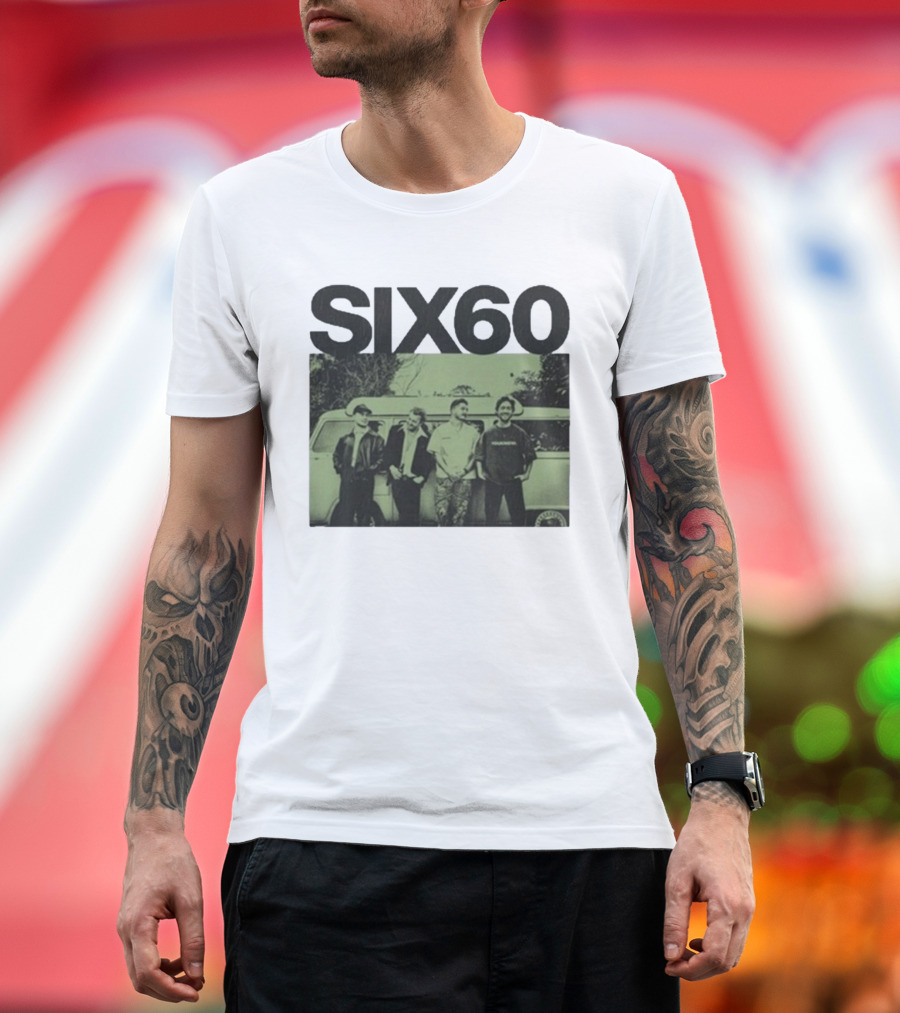 SIX60 The Van Band Photo Vintage Style T-Shirt