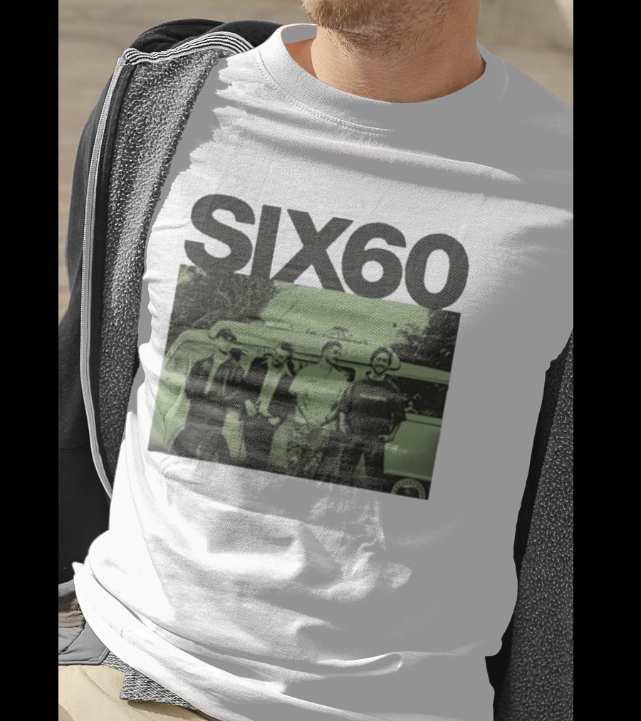 SIX60 The Van Band Photo Vintage Style T-Shirt