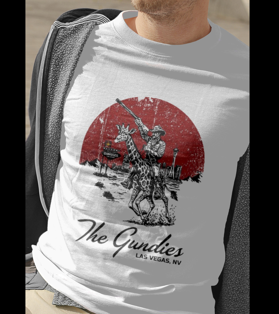 The Gundies Las Vegas Cowboy Giraffe Adventure T-Shirt