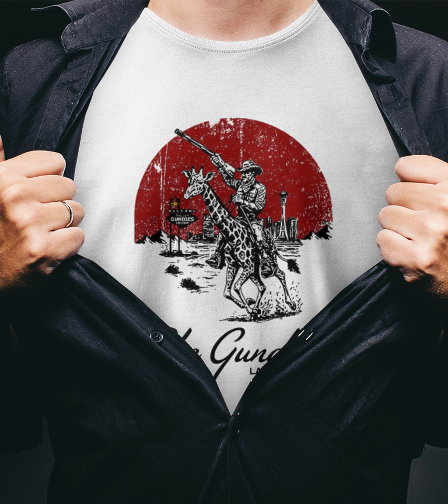 The Gundies Las Vegas Cowboy Giraffe Adventure T-Shirt