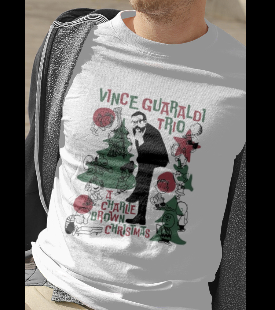Vince Guaraldi Trio Peanuts Characters A Charlie Brown Christmas T-Shirt
