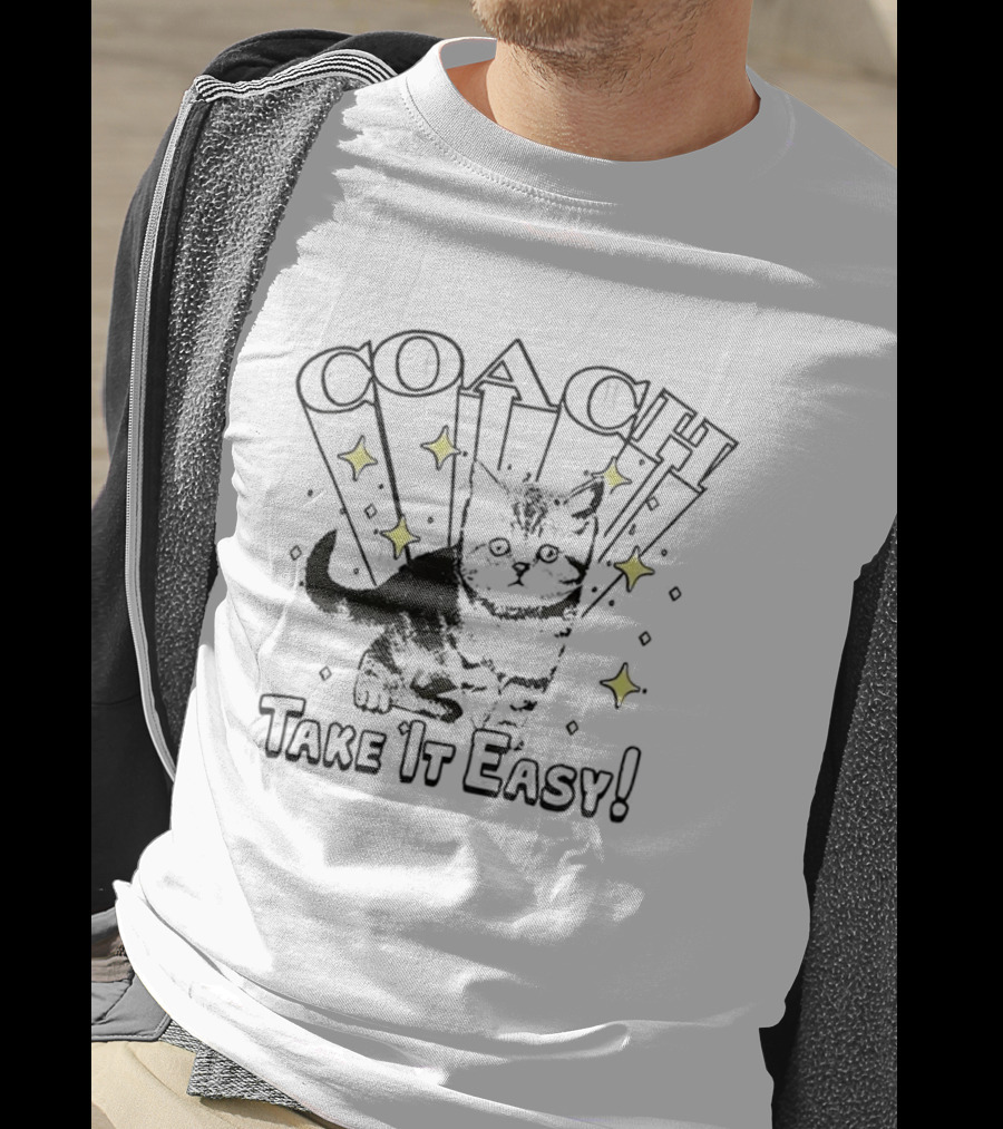 COACH Cat Take It Easy Stars T-Shirt