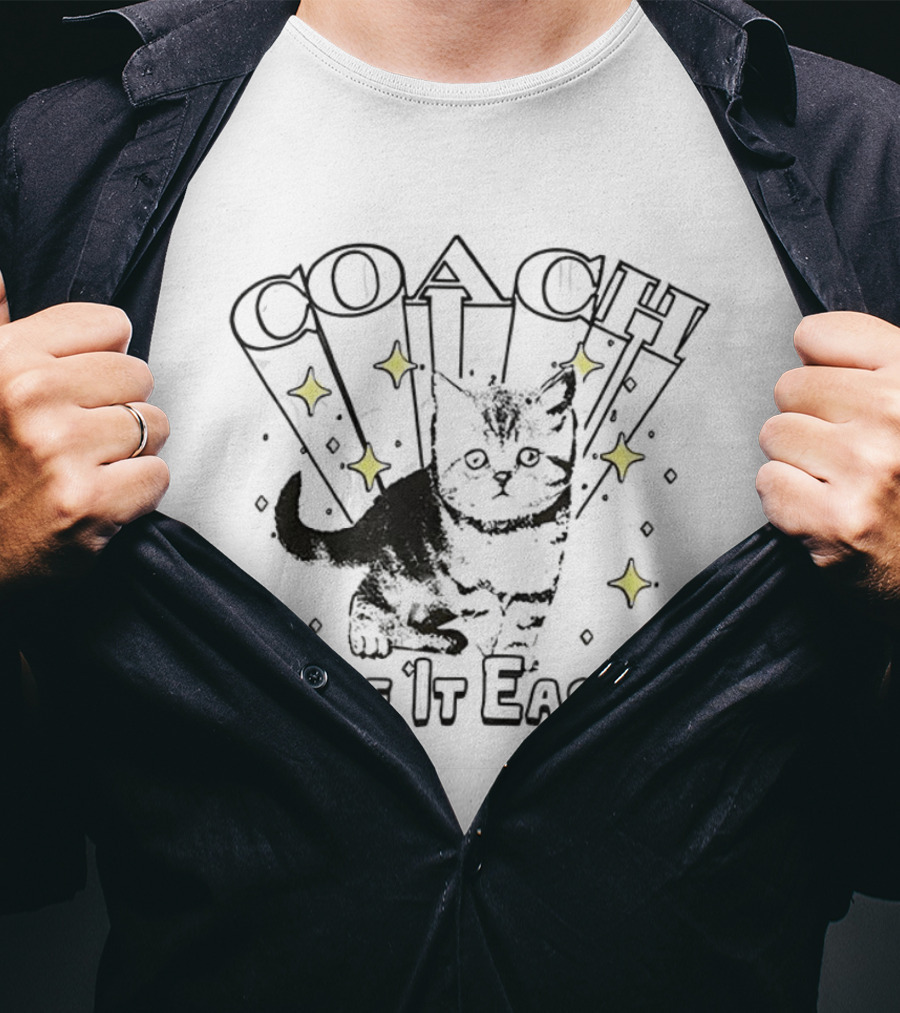 COACH Cat Take It Easy Stars T-Shirt