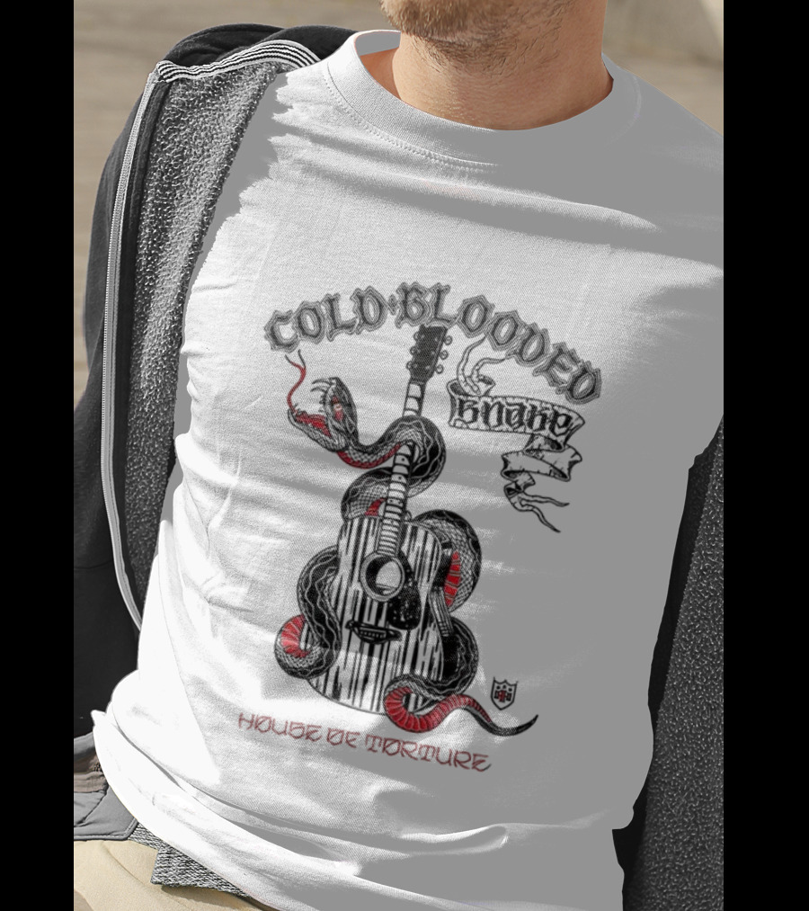 Cold Blooded Snake Guitar House Of Torture T-Shirt