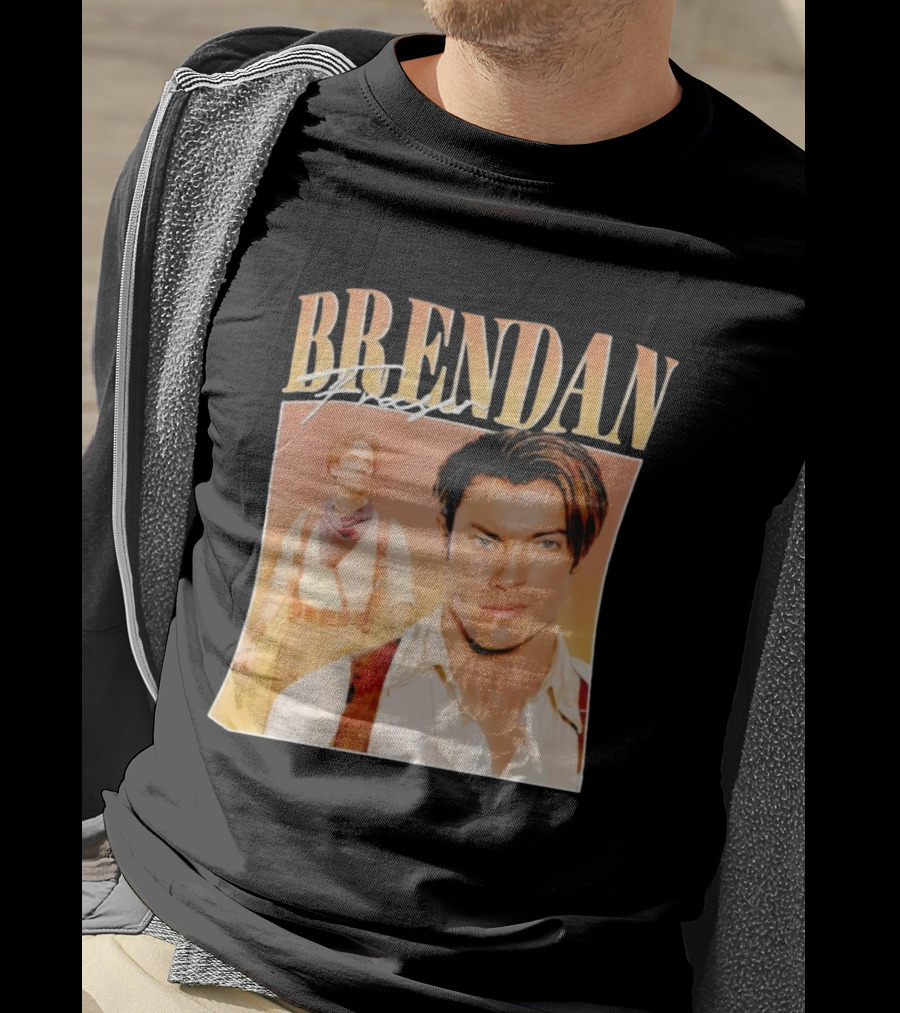 Brendan Fraser 90s Retro Style T-Shirt