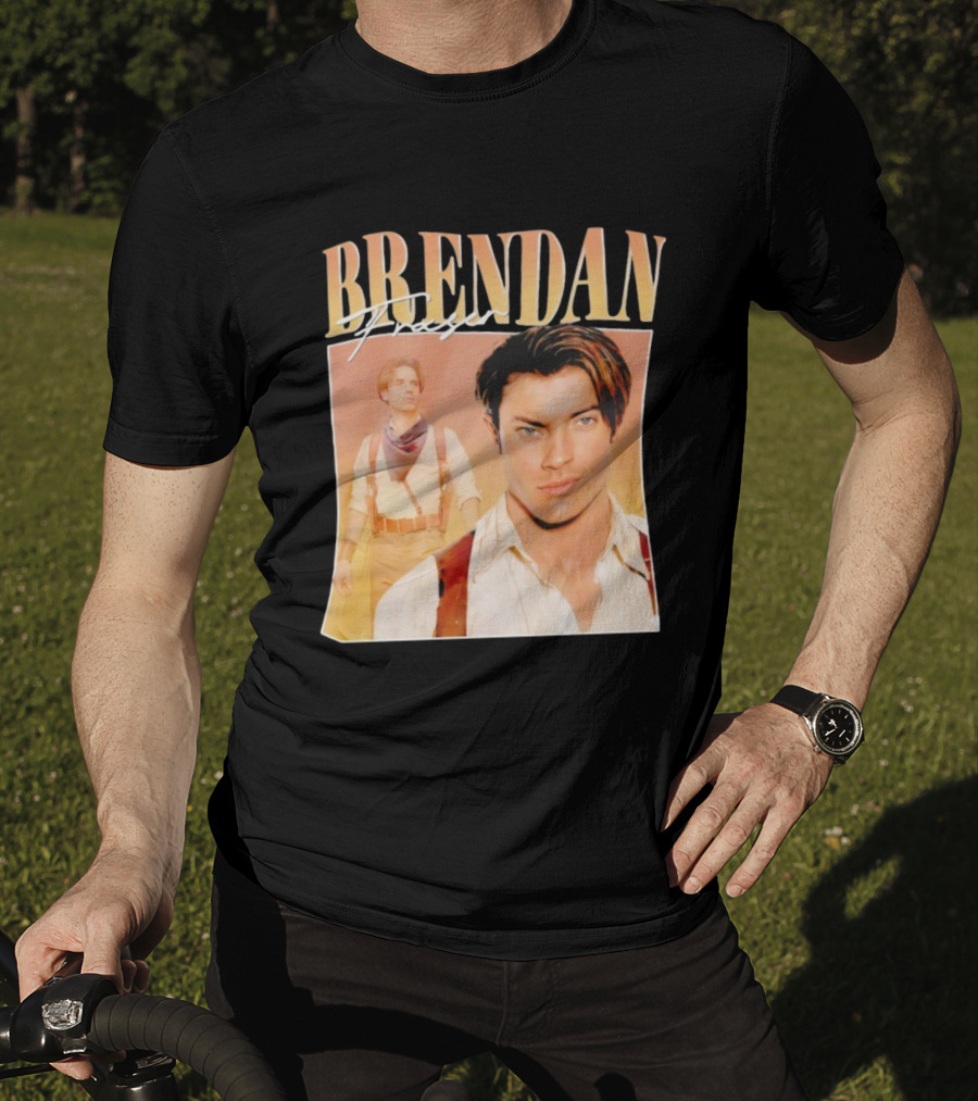 Brendan Fraser 90s Retro Style T-Shirt