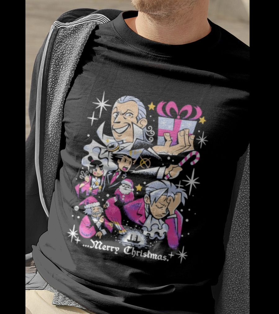 Almost Merry Christmas Santa And Presents Holiday Humor T-Shirt