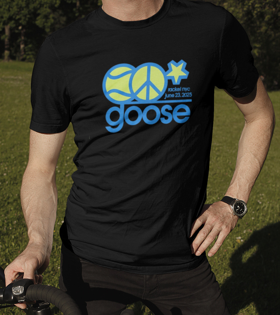 Goose Tennis Peace Star Event NYC June 23 2025 T-Shirt