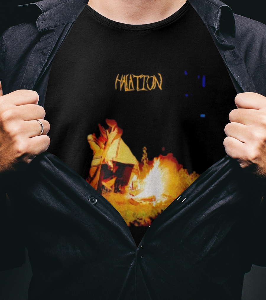 Halation Campfire Tour 2026 Cozy Wilderness Adventure T-Shirt